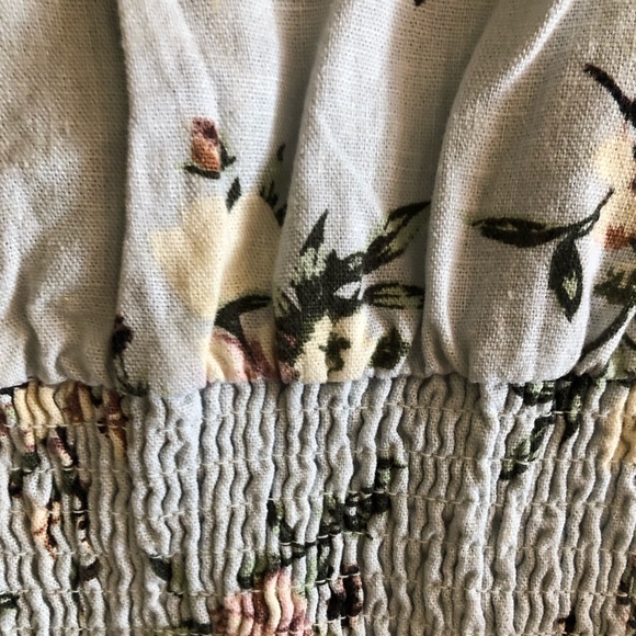 Dynamite top in powder blue floral. Size XSmall. - Picture 8 of 9